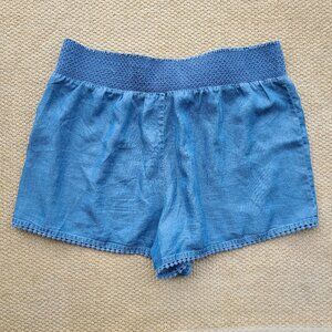 Lauren Conrad - Flowy Boho Chambray Shorts